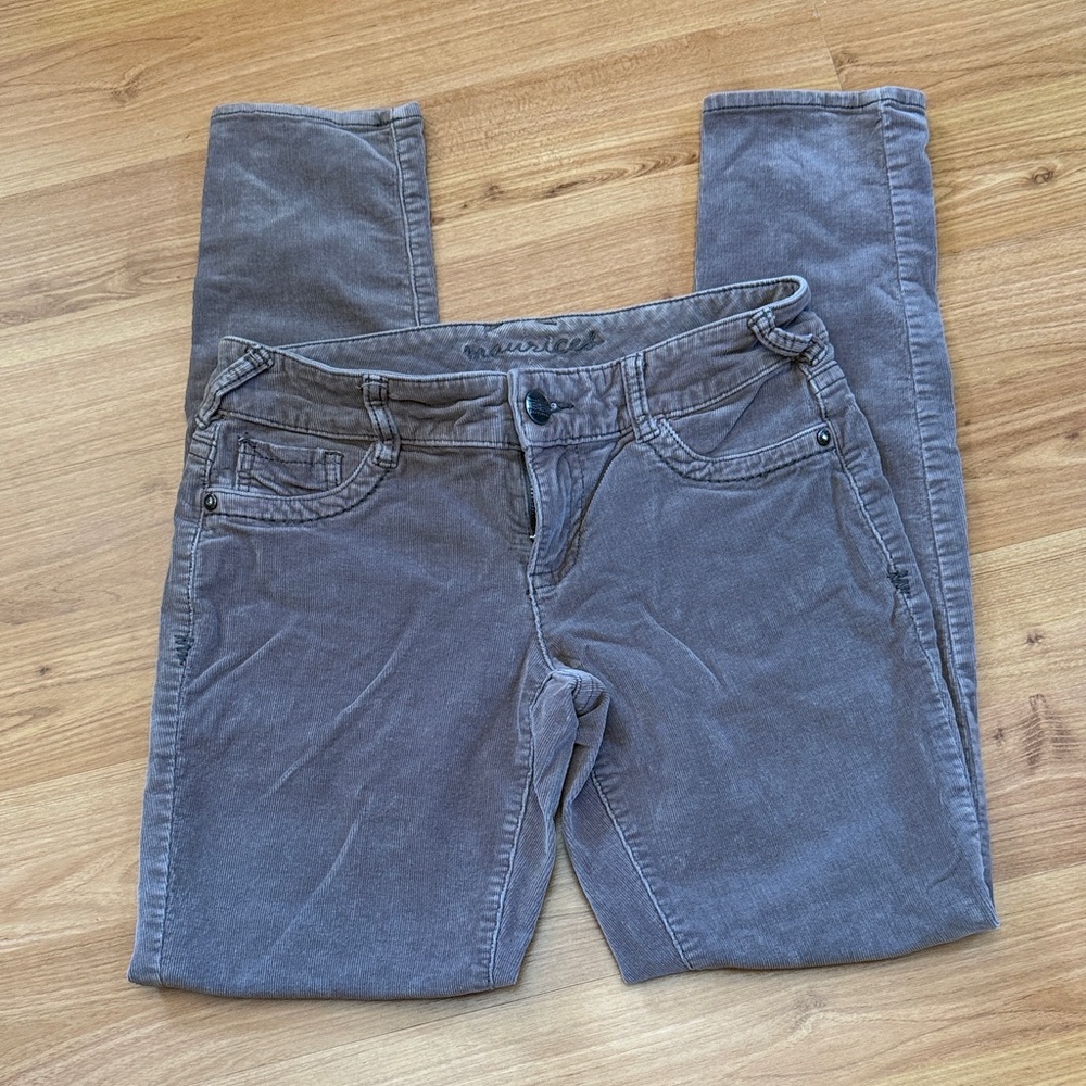 Maurices Charcoal Corduroy Pants